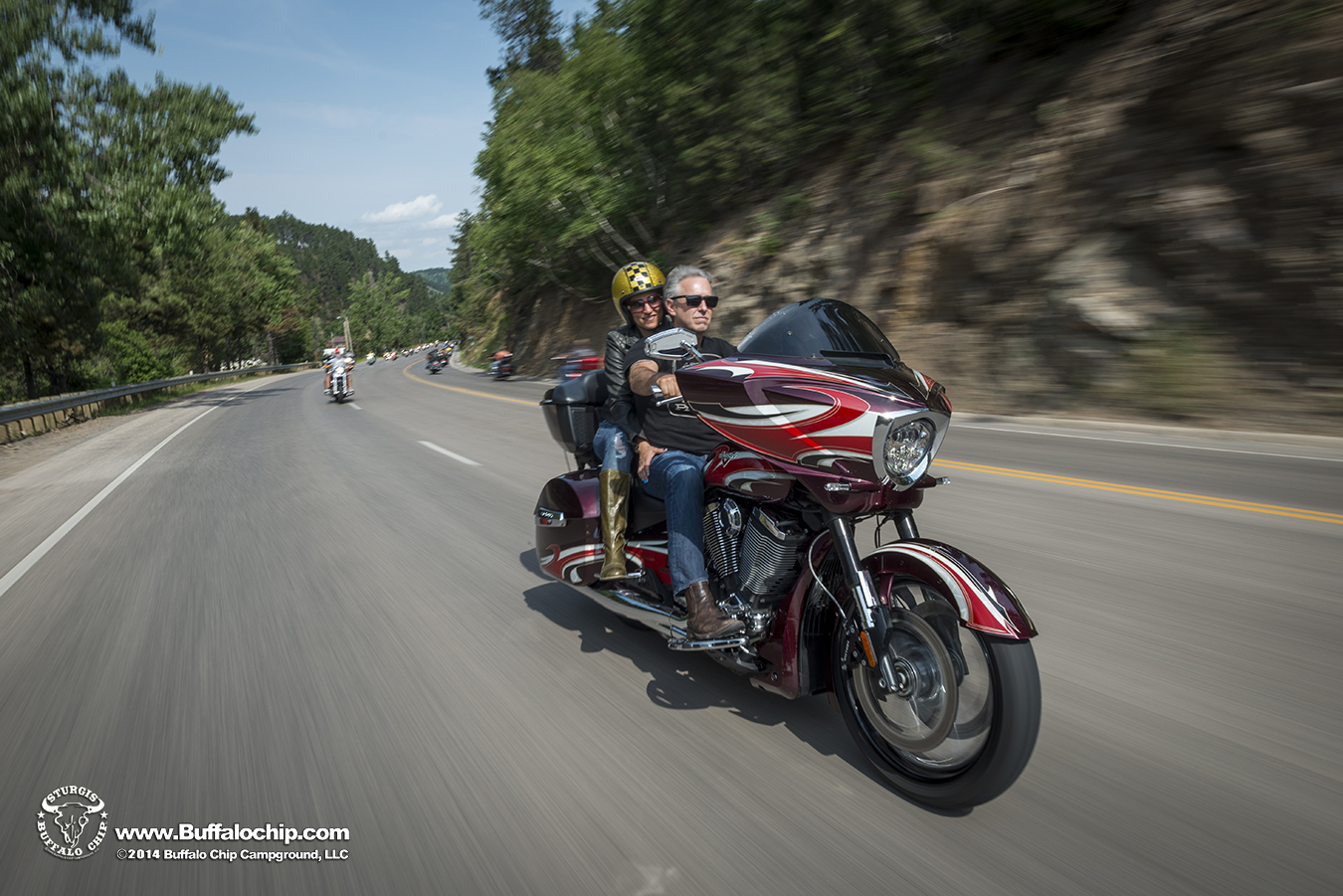 Some of the biggest names in television, film, music and motorcycling, including Cory Ness,  joined hundreds of riders from around the globe for the annual ride through the scenic Northern Black Hills