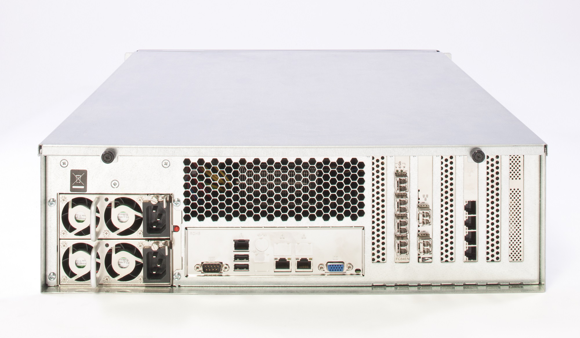 JMR BlueStor Networked Storage Server Powered by euroNAS Backview