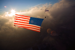 American Flag Skydive