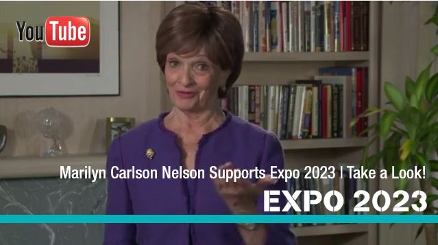 Expo 2023 Announcement by Marilyn Carlson Nelson