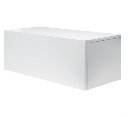 Nuevo Living Elise Hanging Console in Matte White Lacquer HGSD523