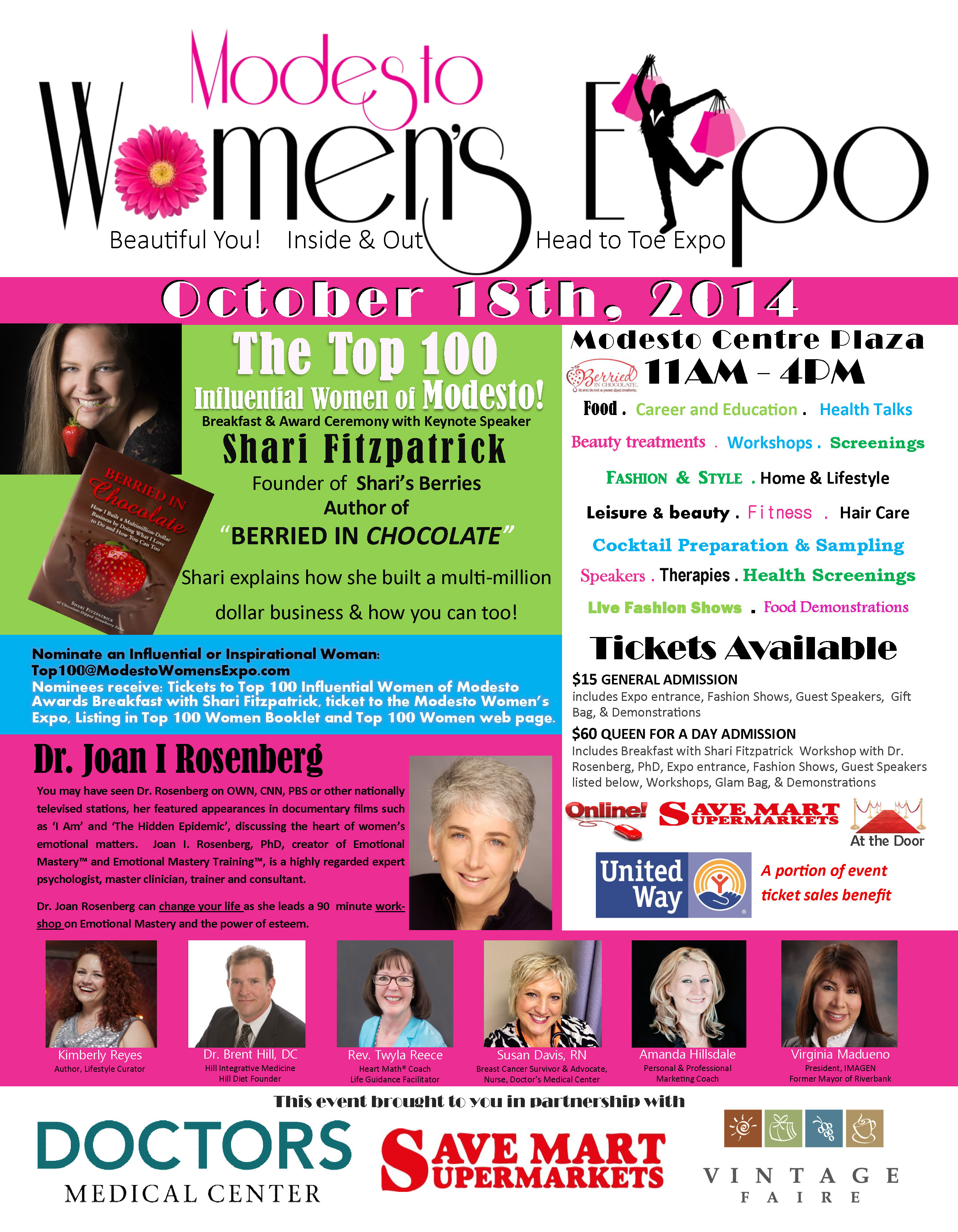 Event Flyer, Modesto Women's Expo