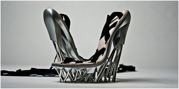 From the "Heavy Metal Series" by 3D shoe designer and Woodbury alum Bryan Oknyansky