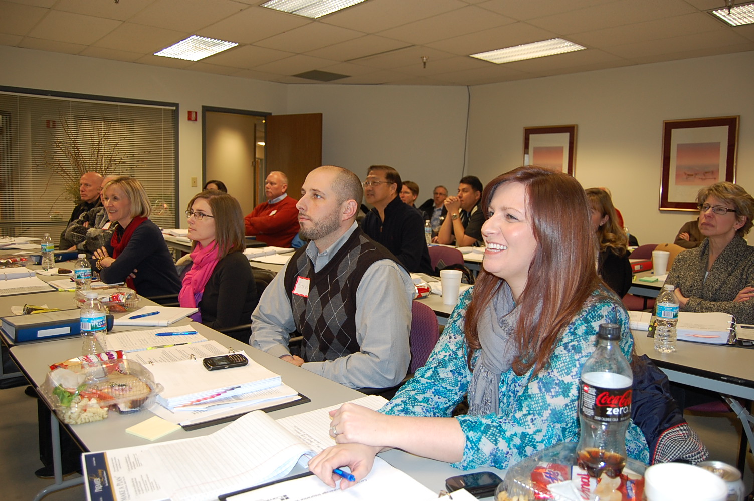 Attendees enjoy a light moment during an NSSA certification course. (Oak Tree Communications Photo)