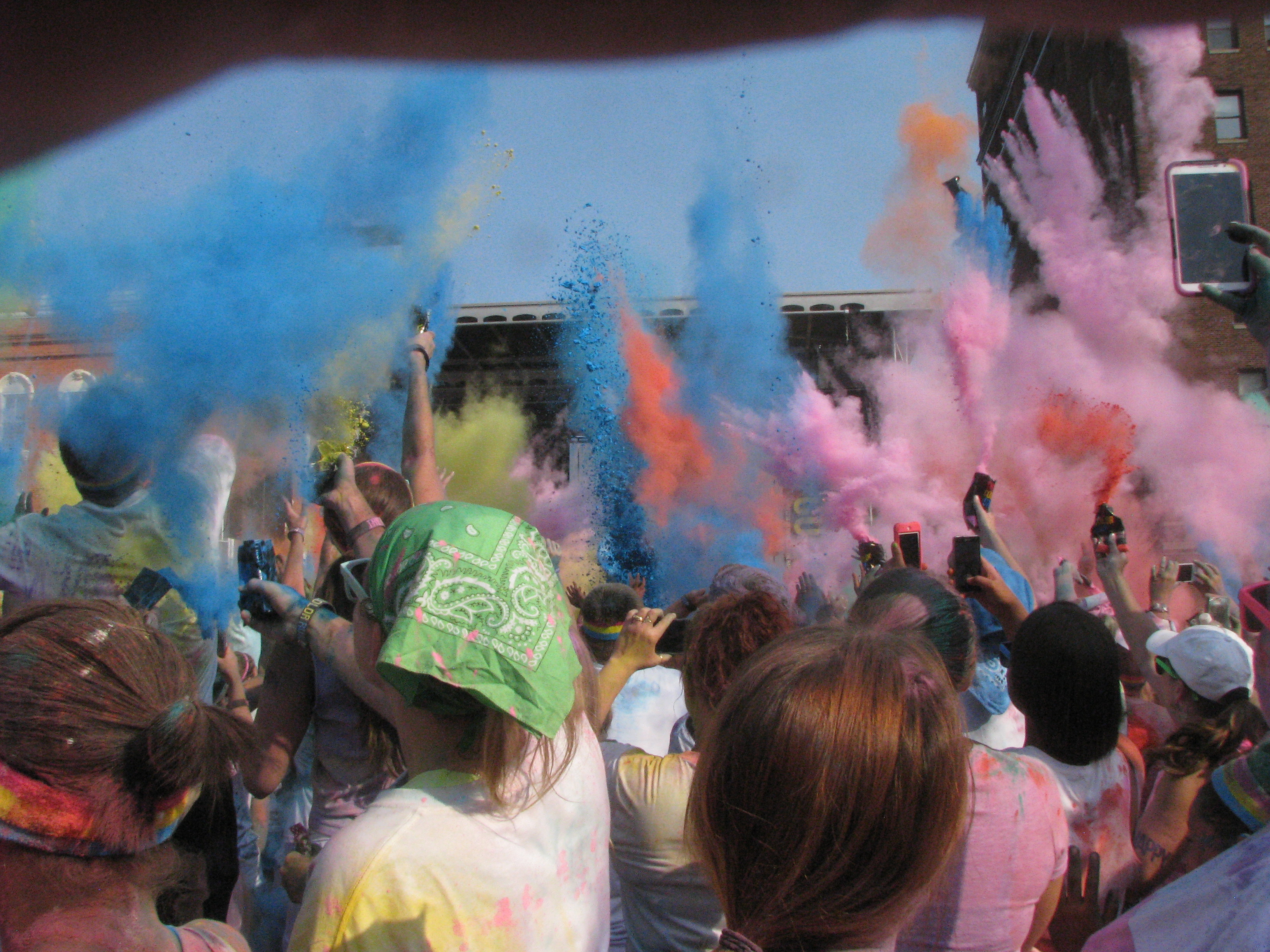 RunPhones had a great time at the Color Run Festival!