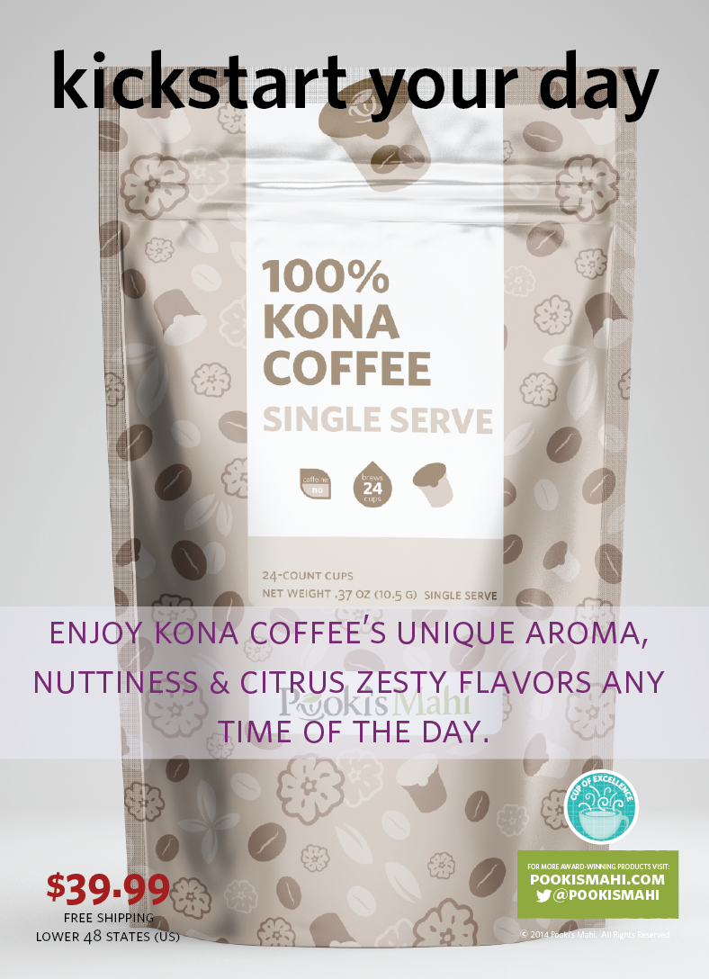 Kickstart Your Day With 100% Kona Coffee