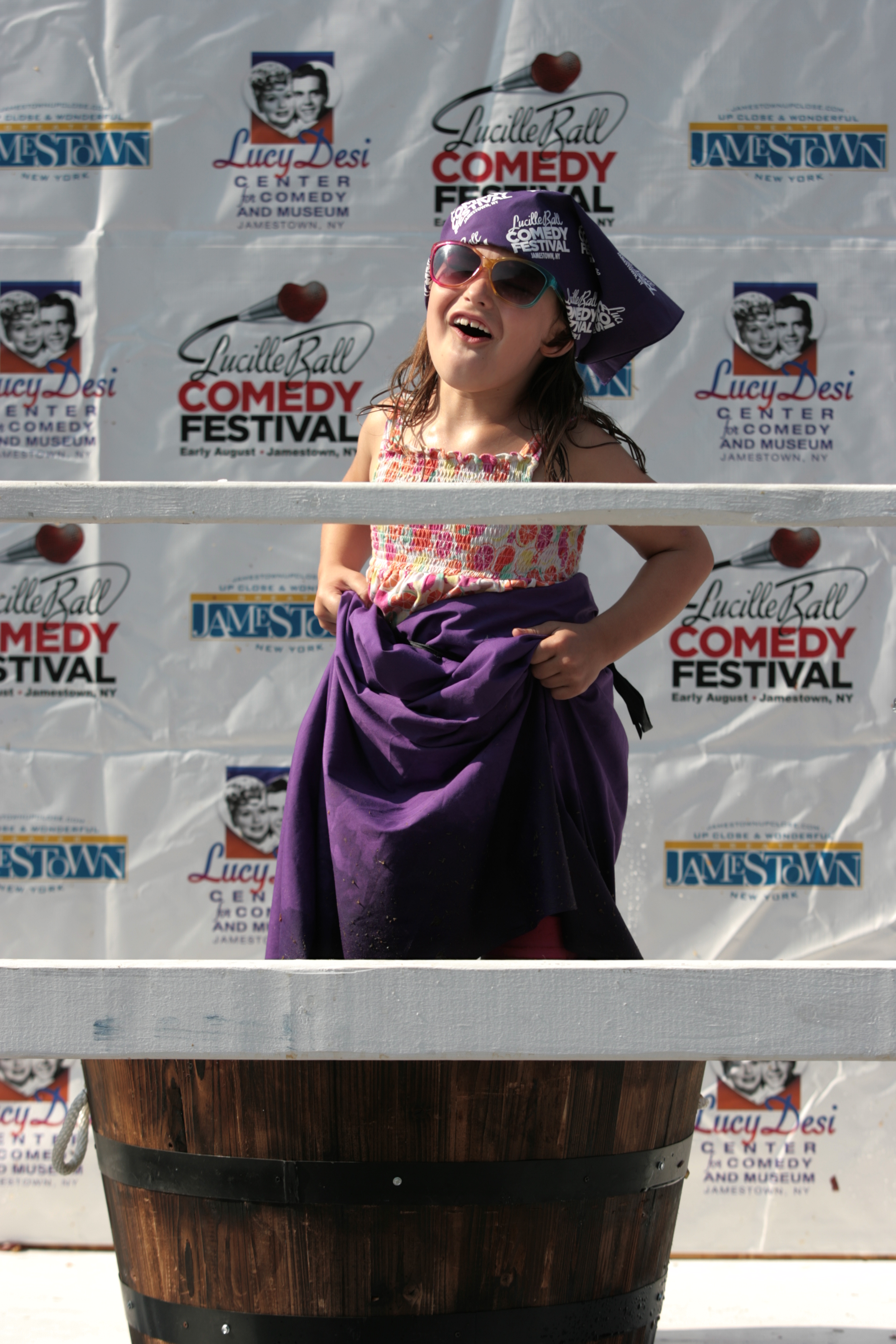 Grape Stomping at the Lucy Desi Center for Comedy