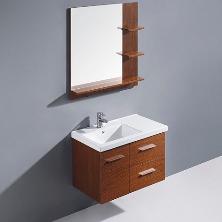 Moderna Trio 31 Inch Single Bathroom Vanity With Mirror VG09033118K From Vigo Industries