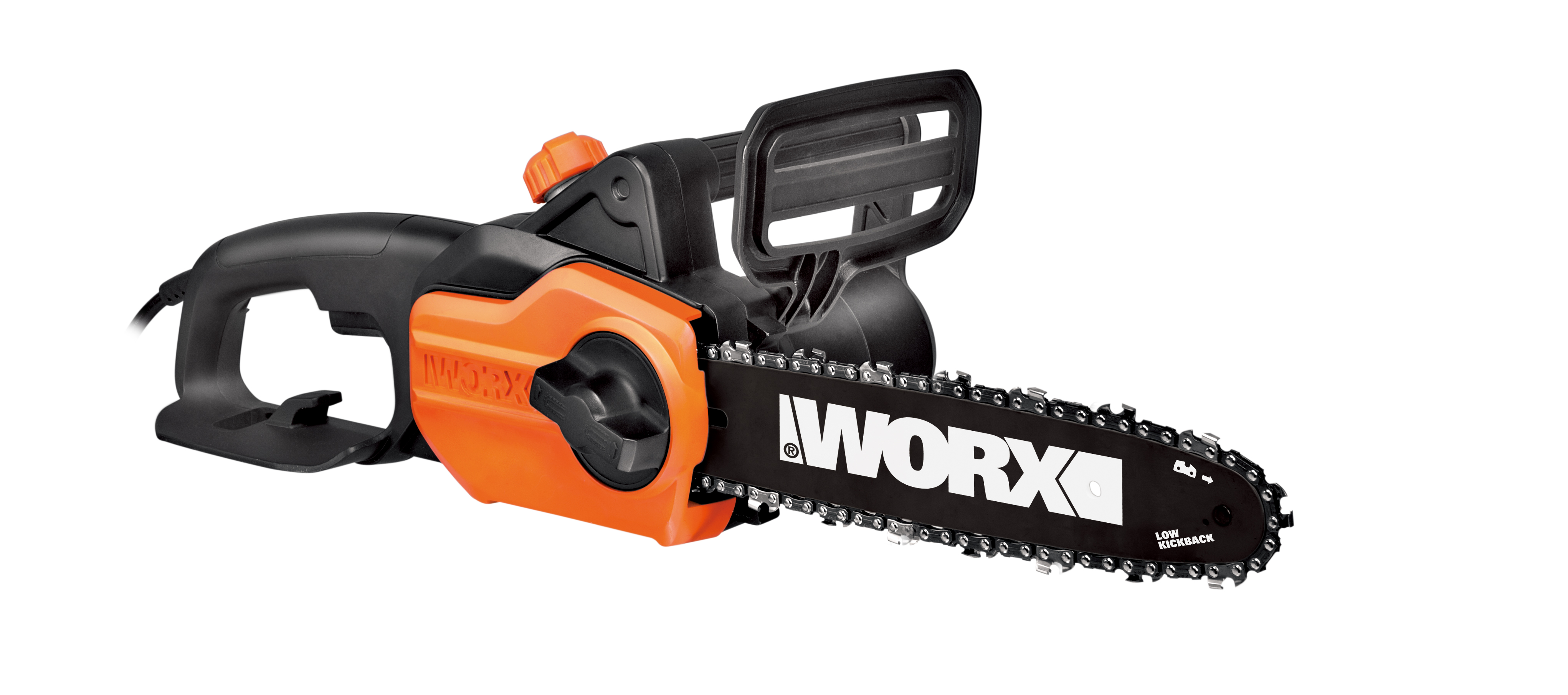 WORX 10 in., 8A Electric Pole Saw detached from extension pole.