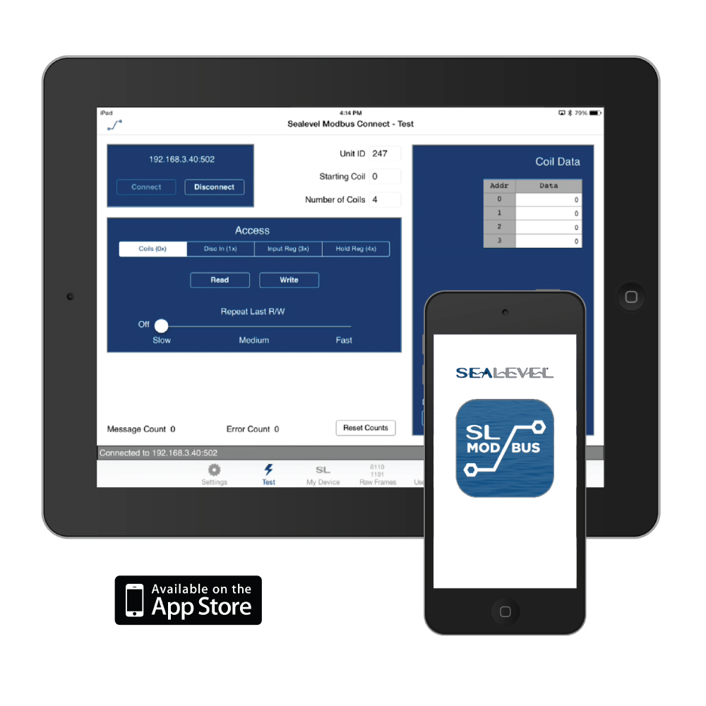 Sealevel Modbus Connect App