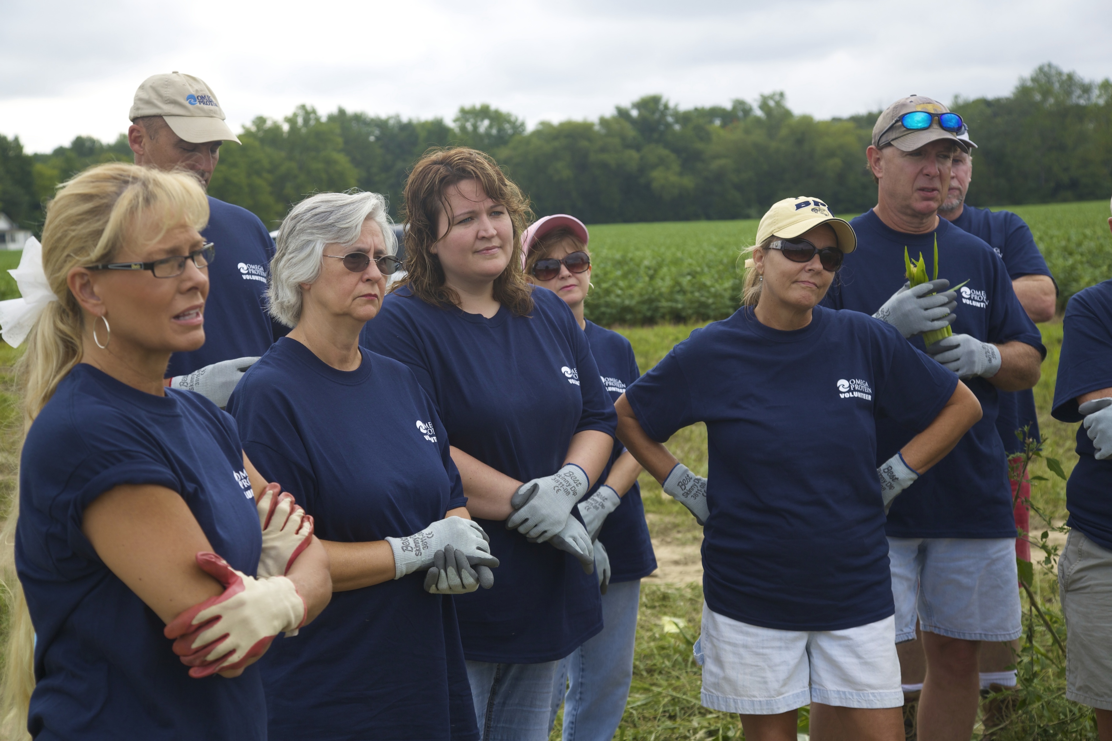 The Northern Neck Food Bank provides fresh produce to over 3,000 recipients per month through partnerships like this one with Omega Protein.