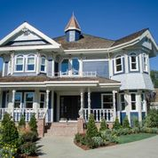 Decorative Fypon millwork and trim on California home.