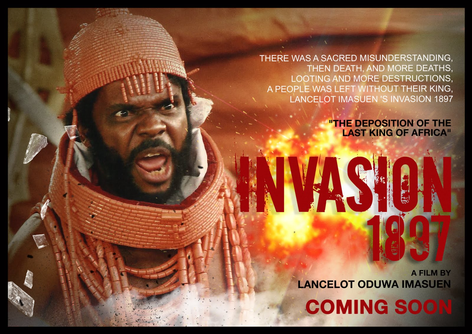 A postcard from the film 'INVASION 1897'