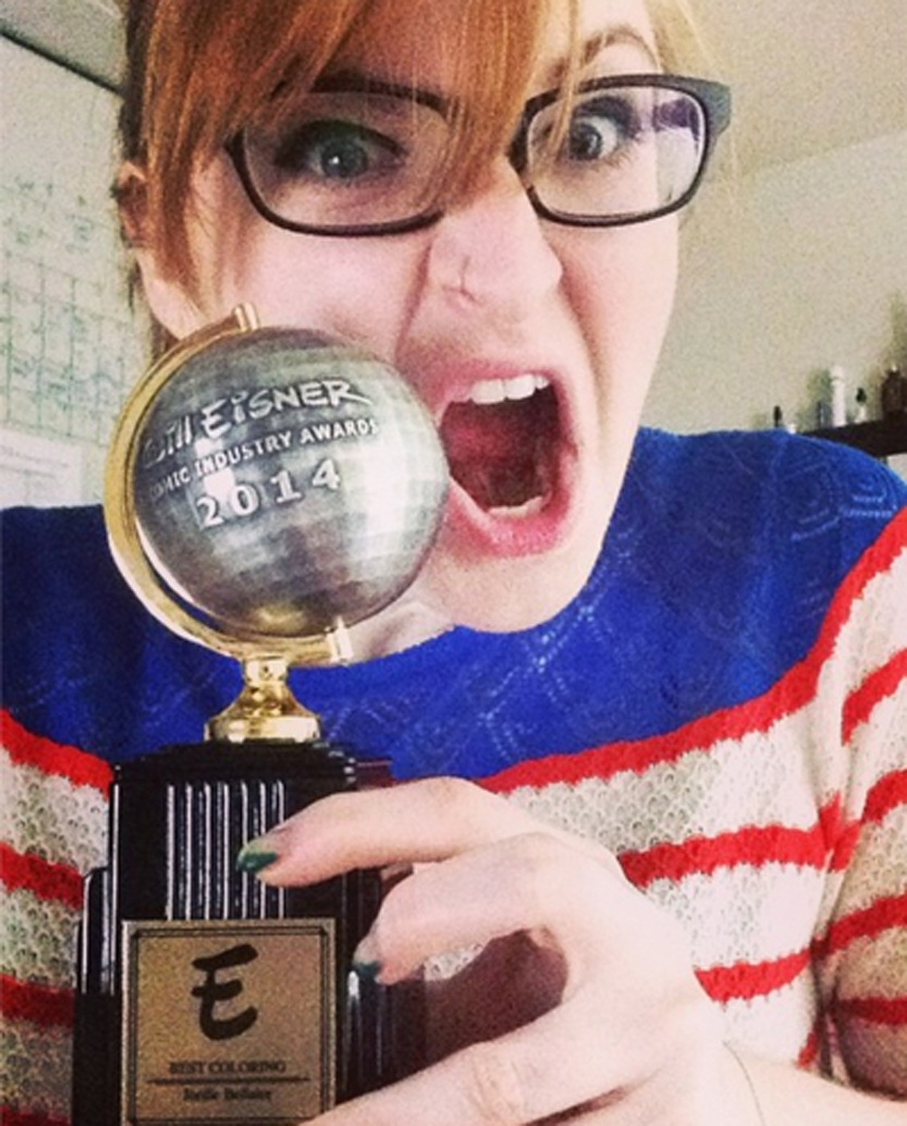 Ringling College Student Jordie Bellaire with Eisner Award Winner