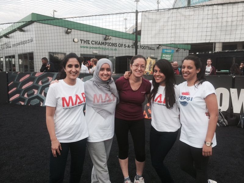 Duncan Lewis Staff at the Football Aid for Gaza Tournament