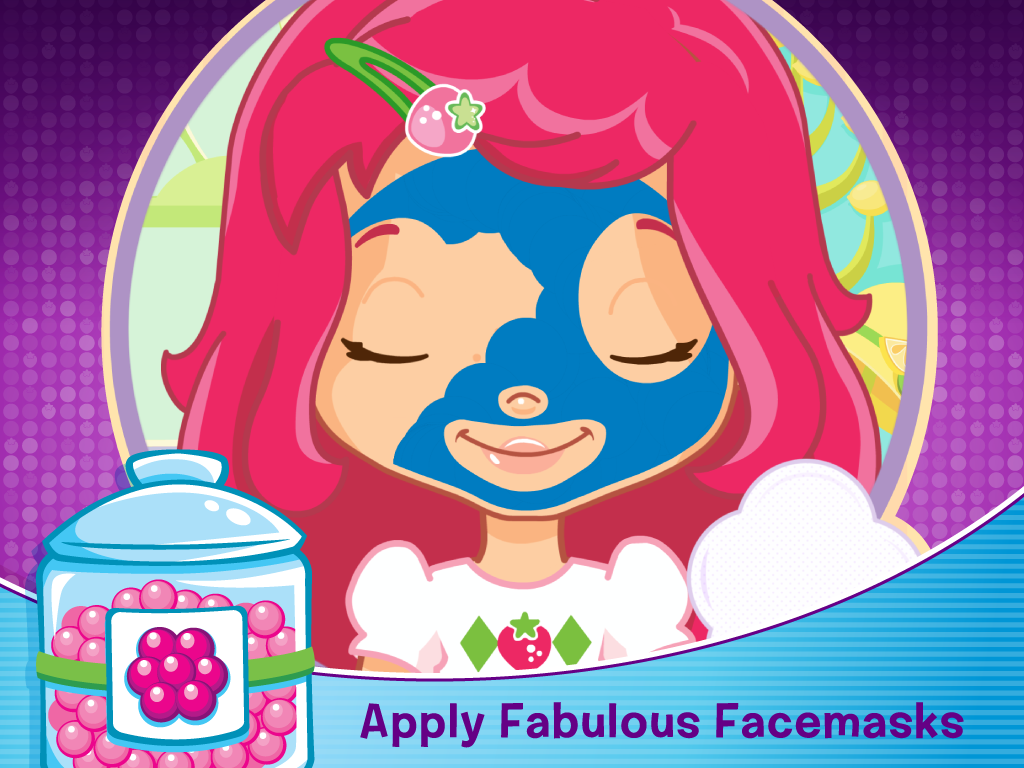Strawberry Shortcake Berry Beauty Salon Mobile App for Kids