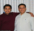 Haris Suleman with his father, Babar