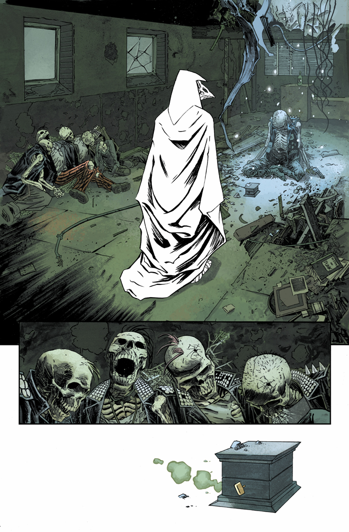 Moon Knight - art by Declan Shalvey, colored by Jordie Bellaire