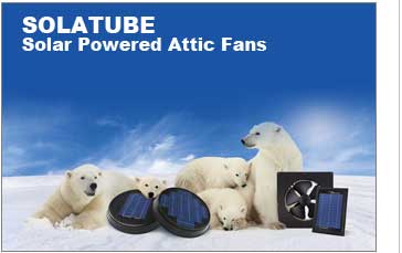 Solar-Powered Attic Fans From Solatube