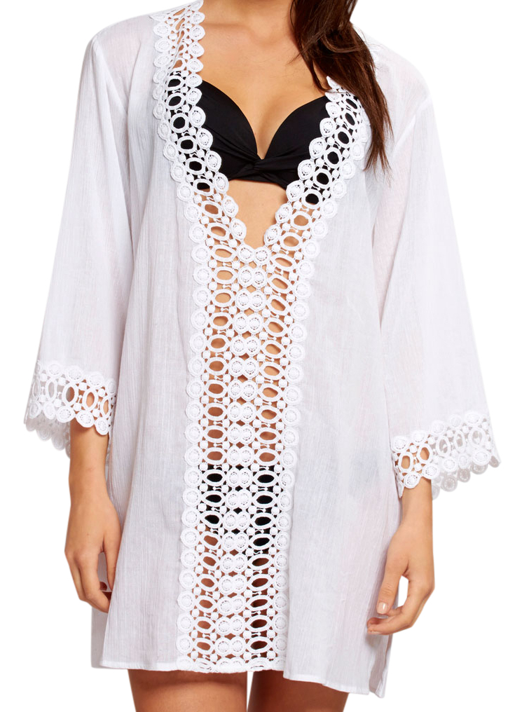 Crochet Cotton Beach and Pool Cover Up