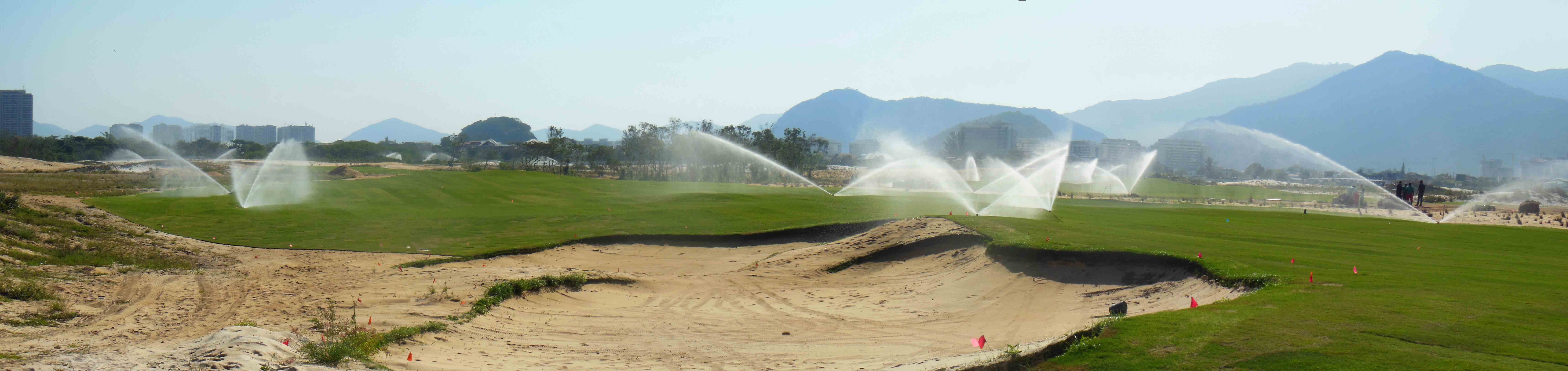 The 2016 Olympic Golf Course Under Construction in Brazil with our G3000