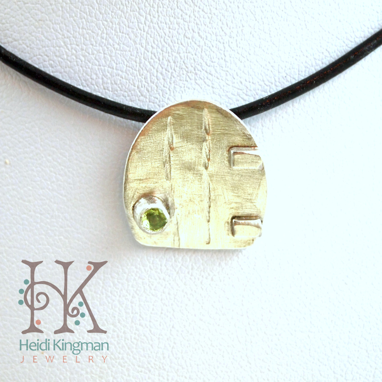 Woodland Arch Pixie Door Necklace by Heidi Kingman Jewelry.