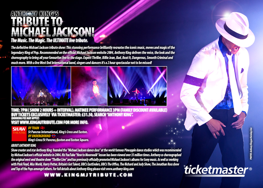 Michael Jackson tribute show London info 2