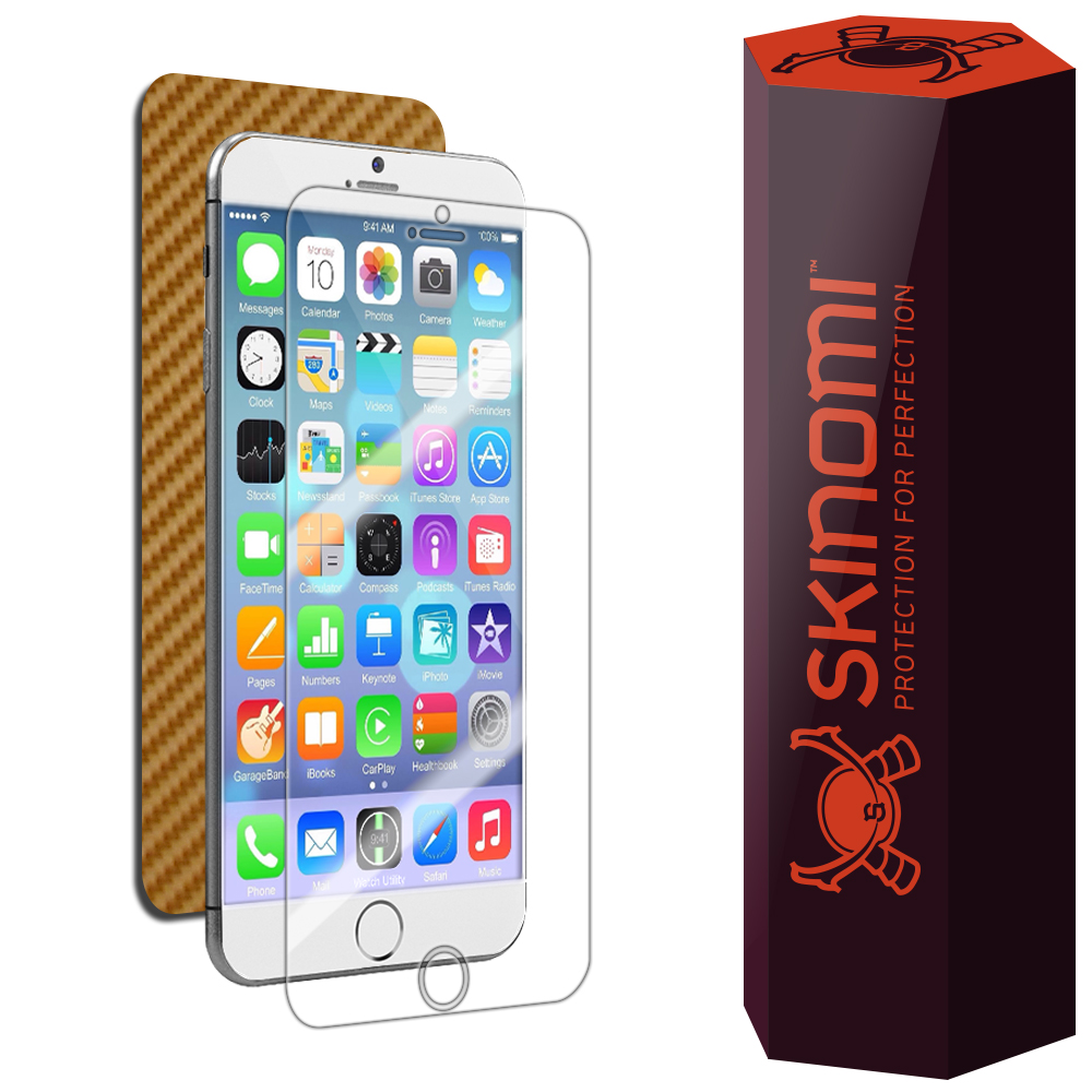 iPhone 6 Gold Carbon screen protector