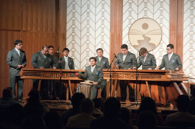 A traditional marimba concert was performed in celebration of Guatemala Week 2014