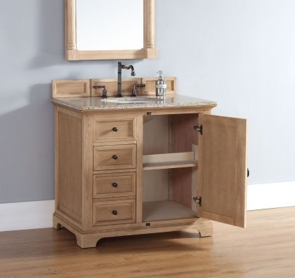 Providence 36″ Single Bathroom Vanity 238-105-5521 In Natural Oak From James Martin Furniture