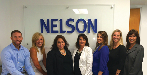 The Nelson team at the new office in Orange County