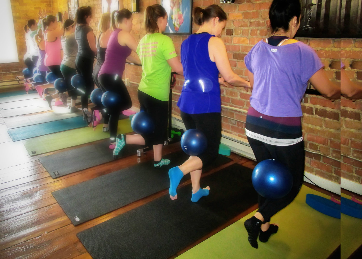 Barre class at reCharge.