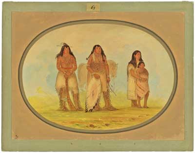 Four Kiowa Indians