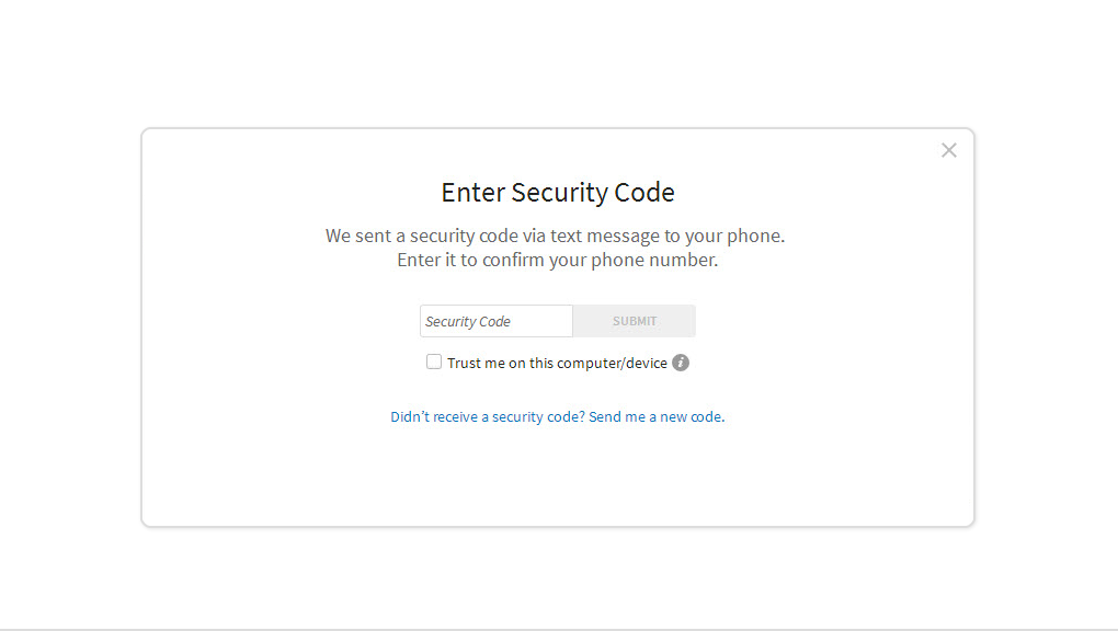 Enter your security code to access Firmex