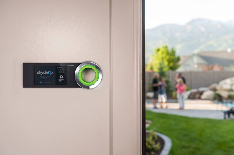 Skydrop’s proprietary technology is embodied in modern, elegant hardware that dramatically redefines the look and feel of a sprinkler controller.