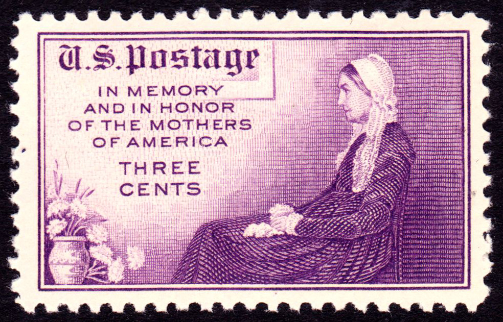 "Whistler's Mother" portrait on U.S. Stamp (Issue of 1934)