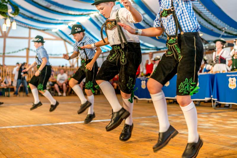 A showcase of traditional Bavarian dance