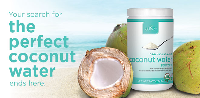 Your search for the perfect Coconut Water ends here www.activz.com
