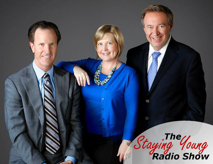 Co-Hosts of the Nationally Syndicated Staying Young Show. Mark Anderson, MD, Judy Gaman, and Walter Gaman, MD