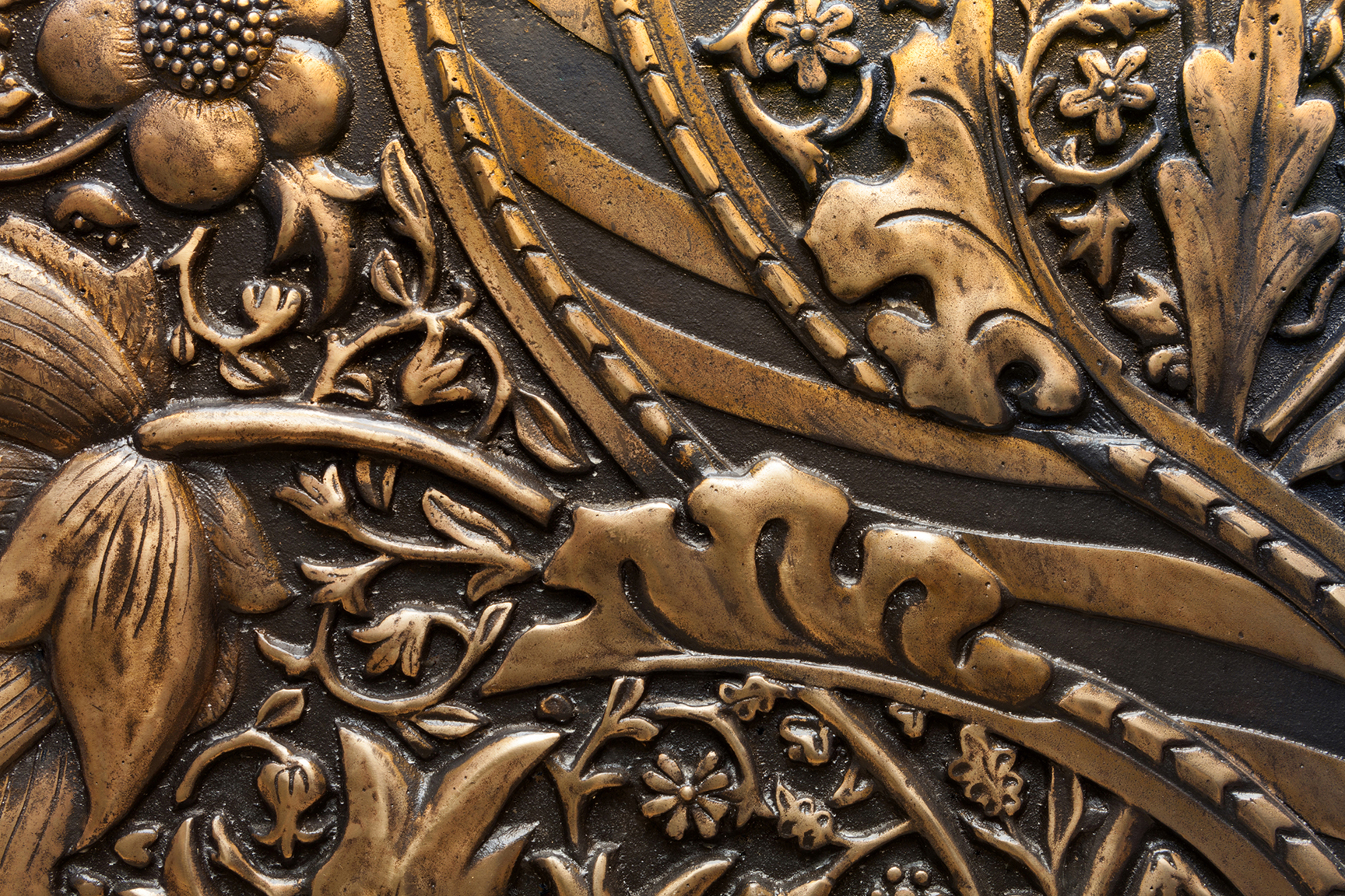 Sculpted Brass Detail Rosewood London
