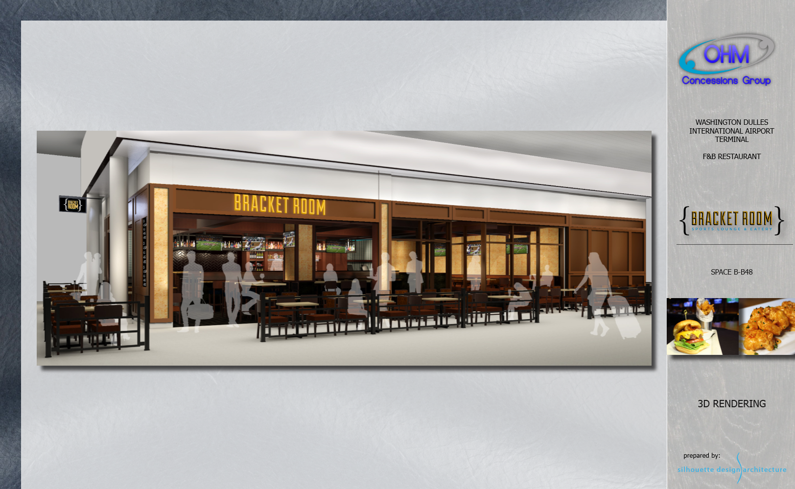 {Bracket Room}'s Washington Dulles International Airport Location's 3D Rendering