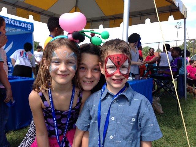 Face painting was one of many fun activities available  at this year’s Family Fun Day.
