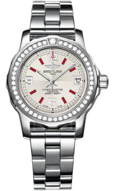 Breitling Colt 33 Diamond Bezel Ladies Watch at ResetLuxury.com