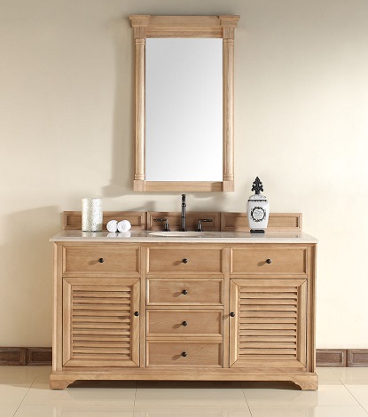 Savannah 60″ Single Bathroom Vanity In Natural Oak 238-104-5321 From James Martin Furniture