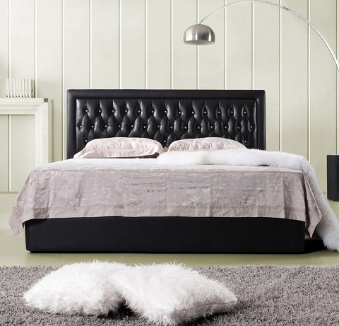 Tosh Furniture C023 Modern Leather Bed TOS-FF-C023