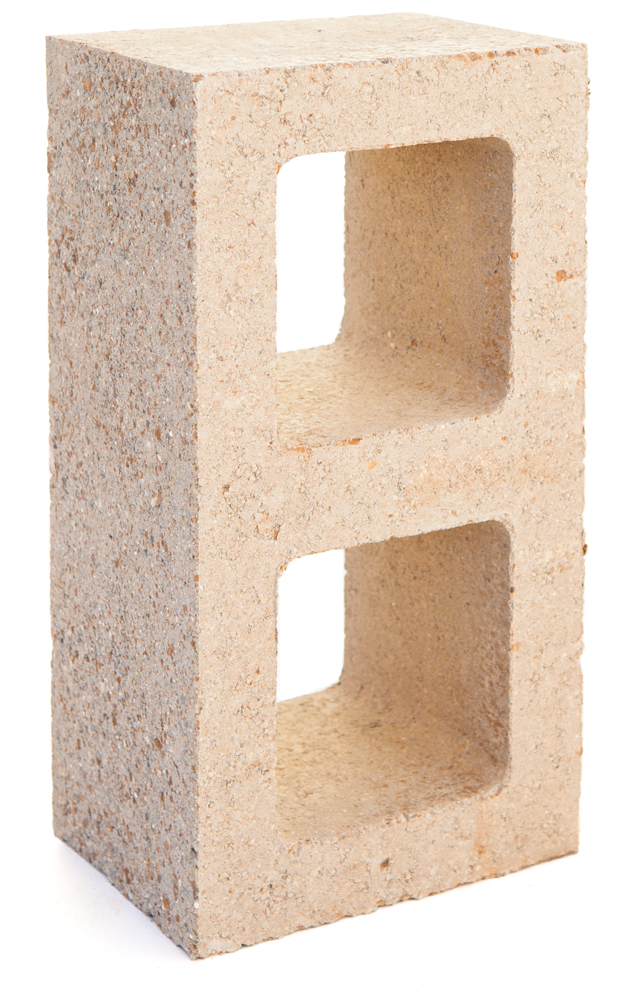 Watershed Block - a low cement masonry block made with half the cement of an ordinary concrete block. The research funded by the N.S.F. will lead to durable masonry blocks made with zero cement.