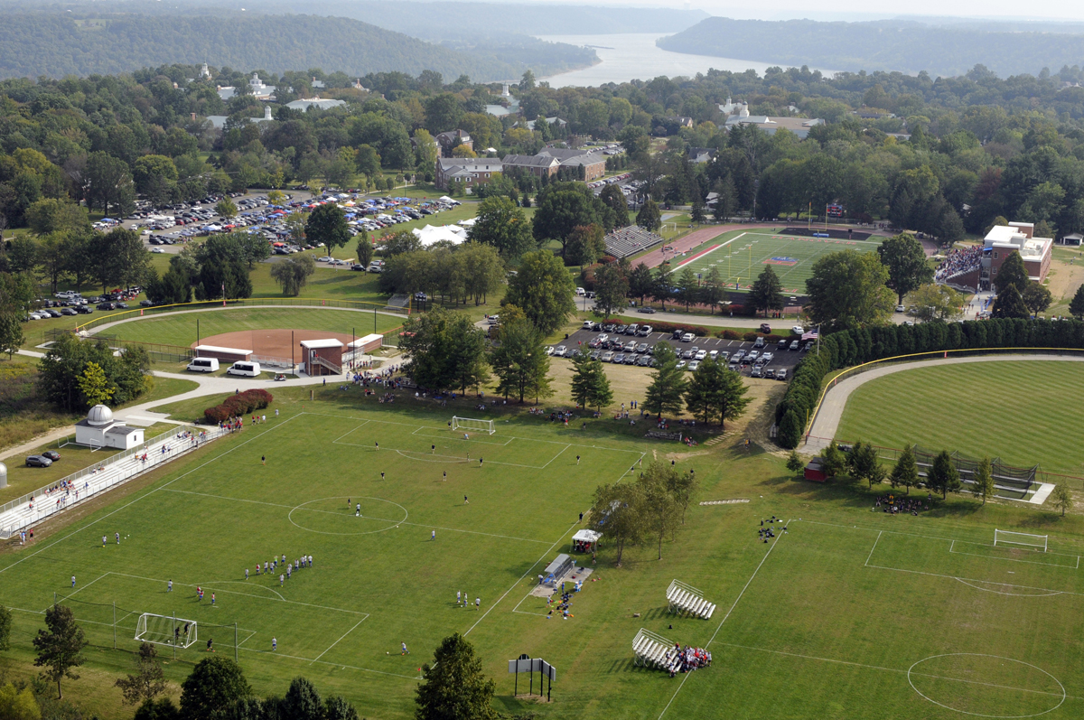 Capital improvements as a result of Hanover College's campaign include a new outdoor athletic complex.