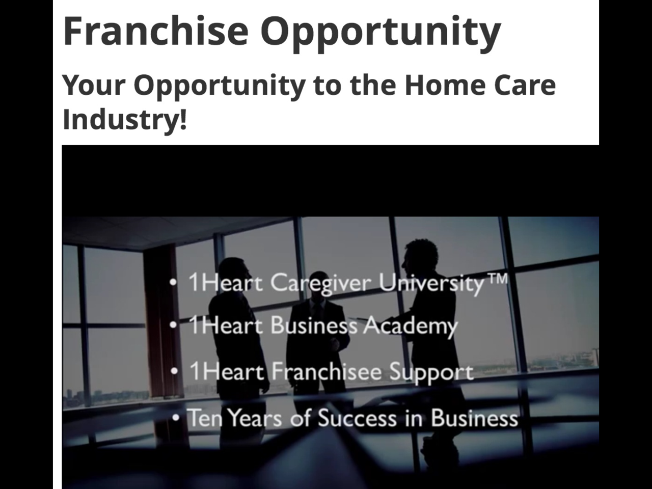 1Heart open to multi-territory franchise