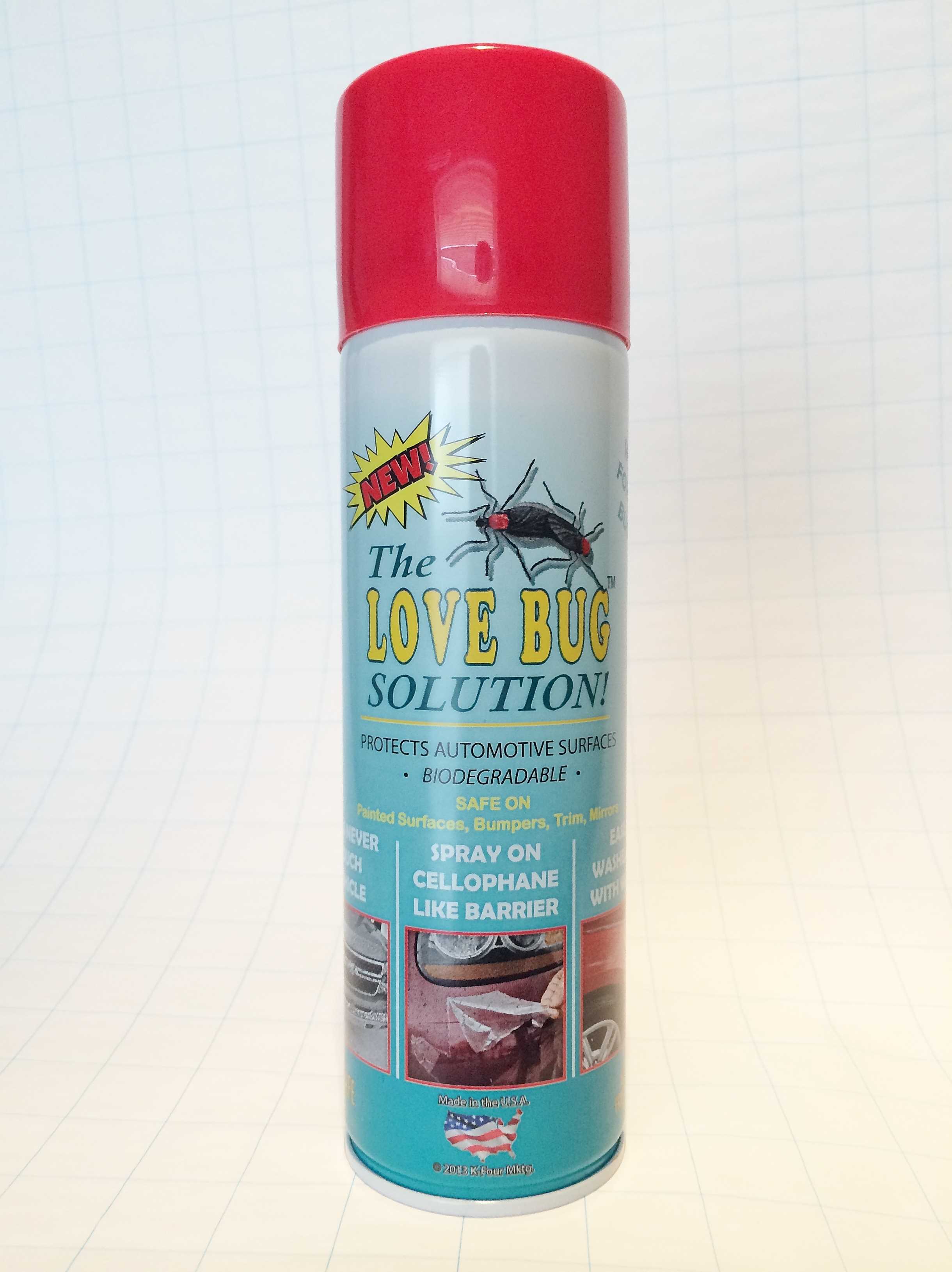 The Love Bug Solution is now available in a convenient aerosol can