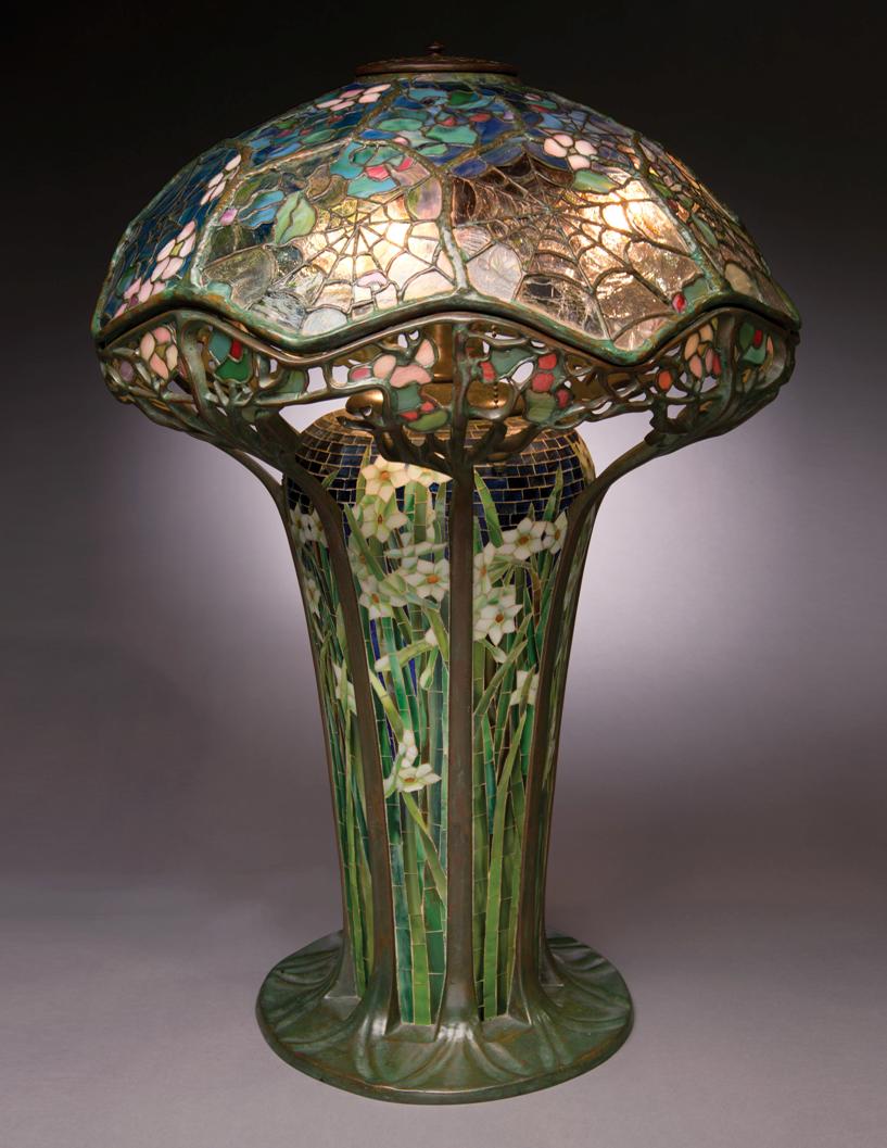 Tiffany Studios Cobweb Table Lamp